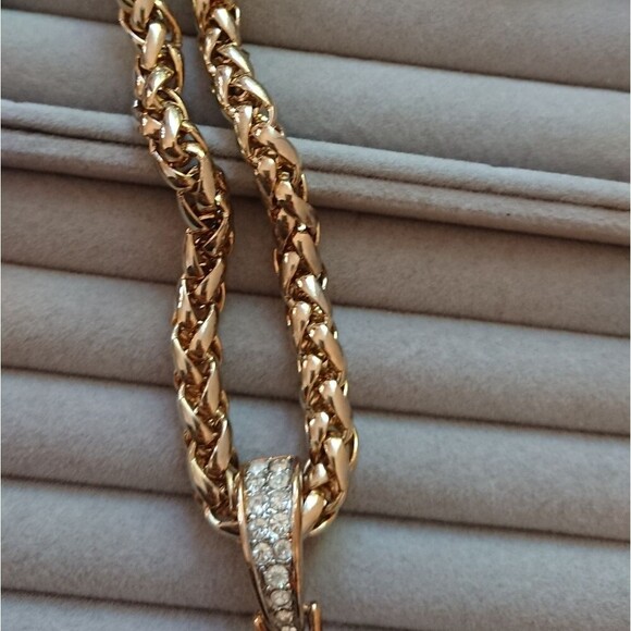 Craft OVERSIZED Chunky Rope Chain Amber Necklace - Picture 10 of 15